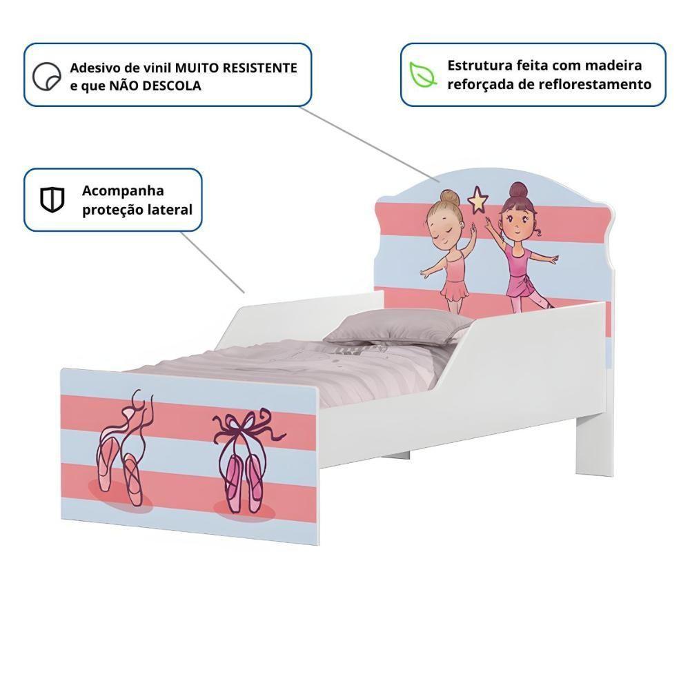 Cama Infantil Tick Bailarinas Garotas - 3