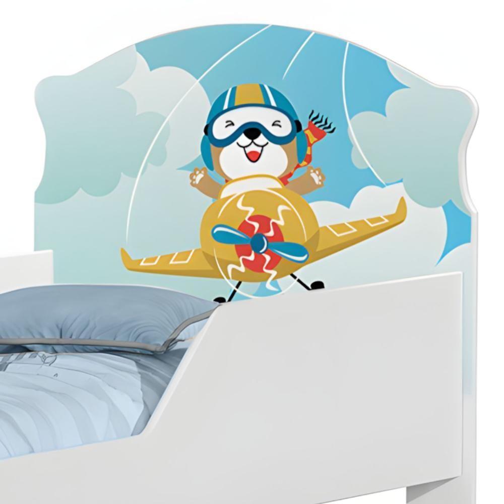 Cama Infantil Tick Ursinho Patrulheiro Com Colchão - 5