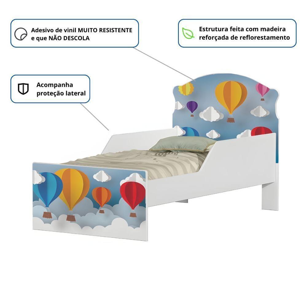 Cama Infantil Tick Balão Com Colchão - 2