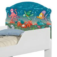 Cama Infantil Tick Peixes No Aquário - 5