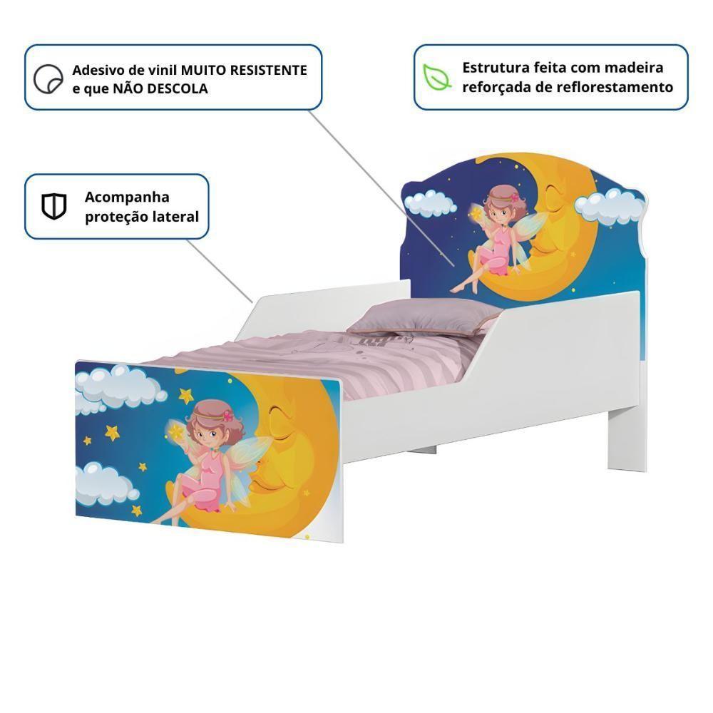 Cama Infantil Tick Fadinha Na Lua - 3