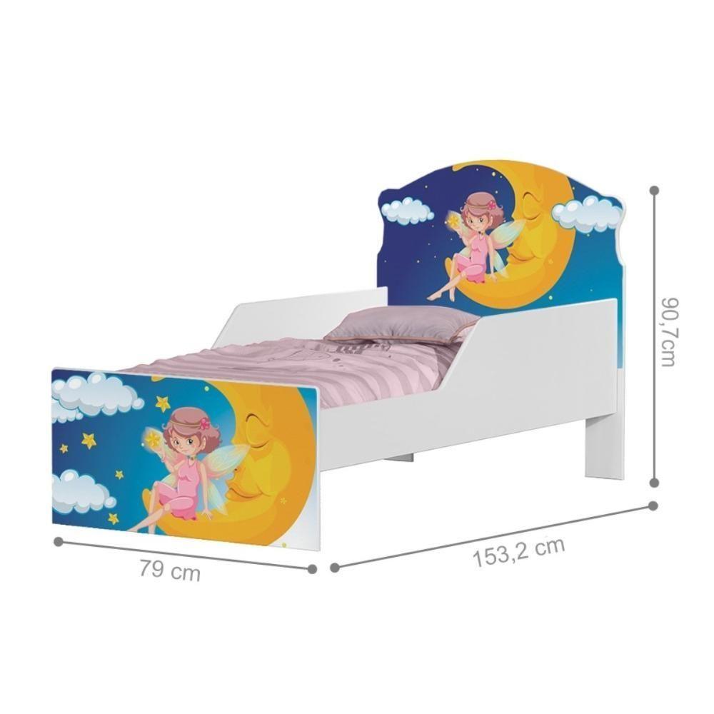 Cama Infantil Tick Fadinha Encantada Com Colchão - 3