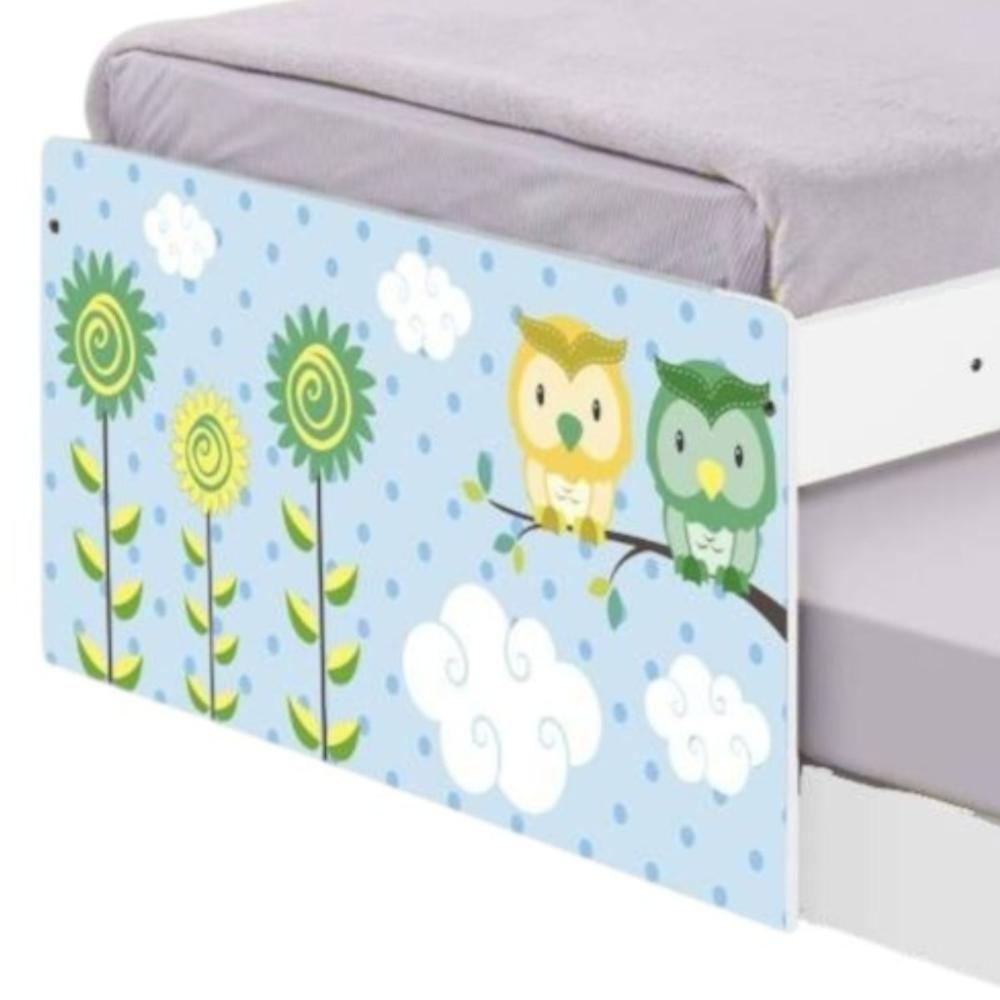 Bi Cama Juvenil Zap Com Cabeceira Corujinhas - 4