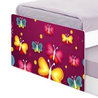 Bi Cama Juvenil Zap Com Cabeceira Borboletas