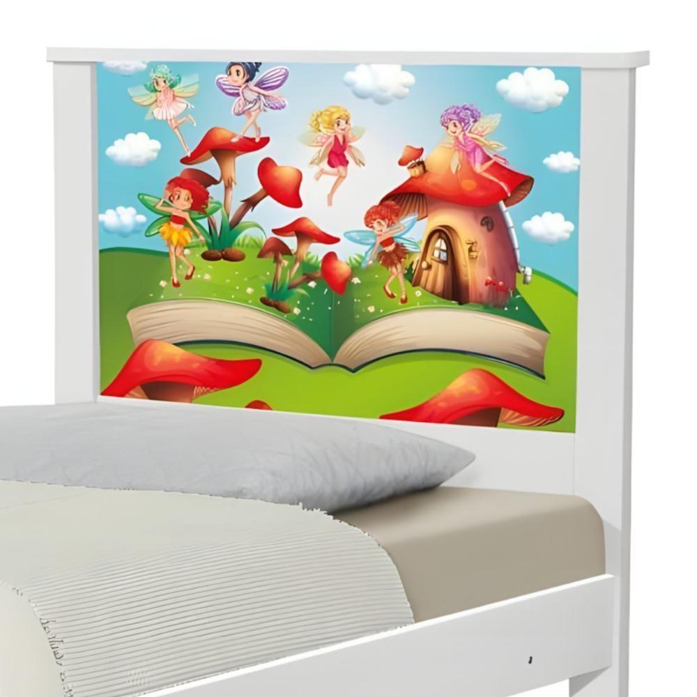 Cama Juvenil Zap Mundo Das Fadinhas Com Colchão - 4