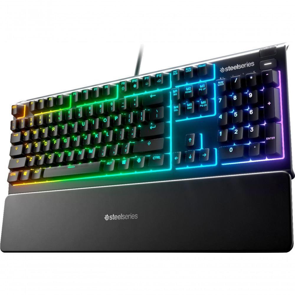 Teclado Gaming Steelseries Apex 3 Whisper Quiet - Preto - 5