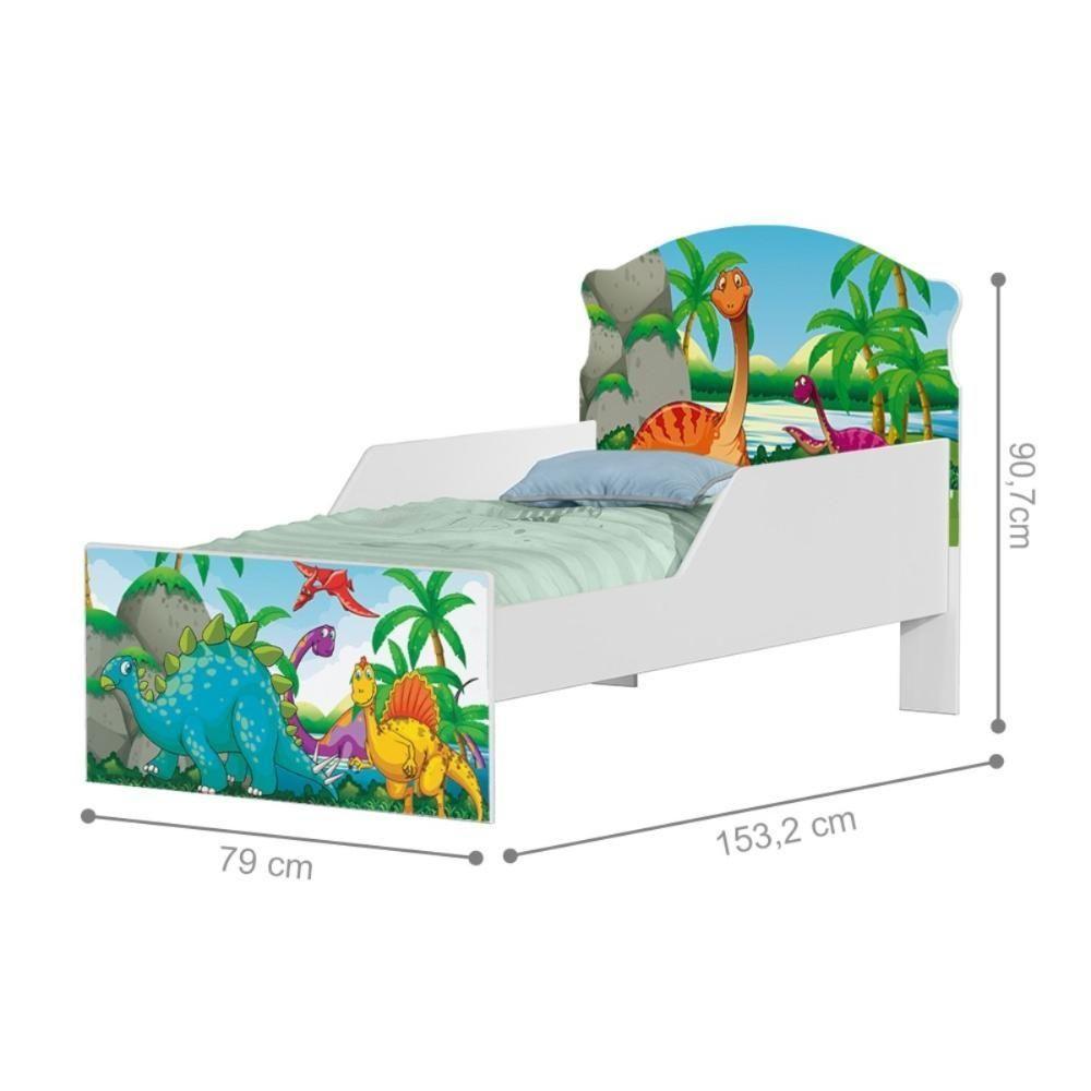 Cama Infantil Tick Dinossauro No Lago - 2
