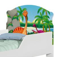 Cama Infantil Tick Dinossauro No Lago