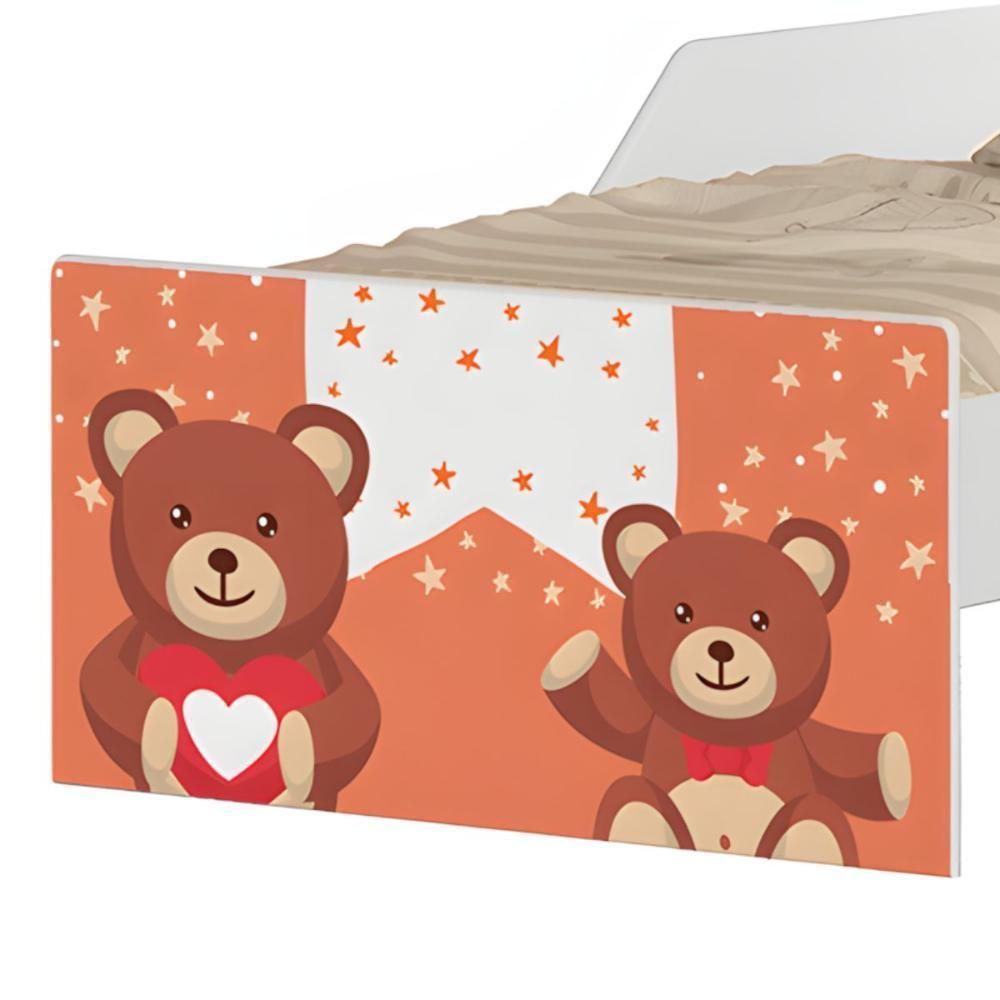 Cama Infantil Tick Ursinho De Pelúcia Com Colchão - 5