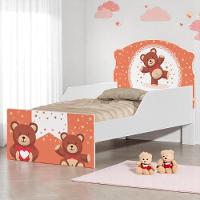 Cama Infantil Tick Ursinho De Pelúcia Com Colchão - 1