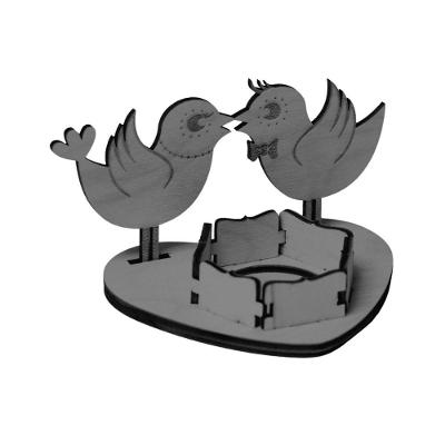 Castiçal Canário Com Vela Eletrônica - Preto