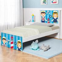 Cama Juvenil Zap Marinheiro Com Colchão - 1