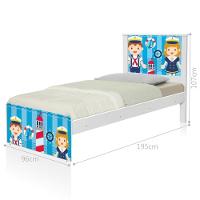Cama Juvenil Zap Marinheiro Com Colchão - 3