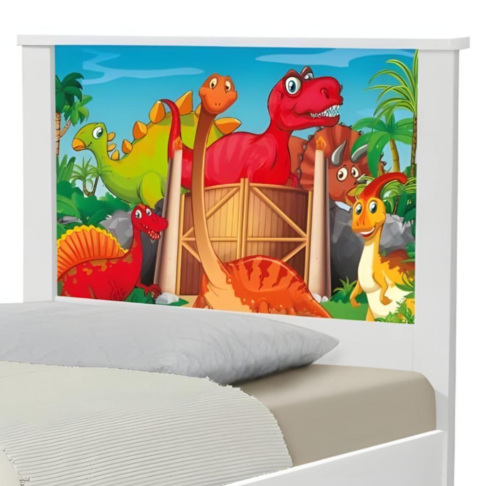 Cama Juvenil Zap Com Cabeceira Terra Dos Dinossauros - 4