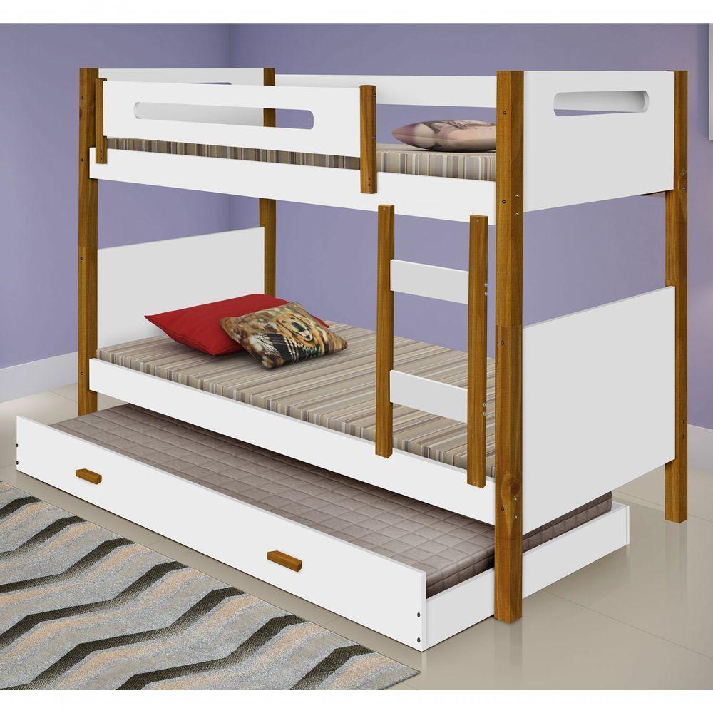 Triliche Juvenil Canadá Com Proteção Lateral E Colchões - 1