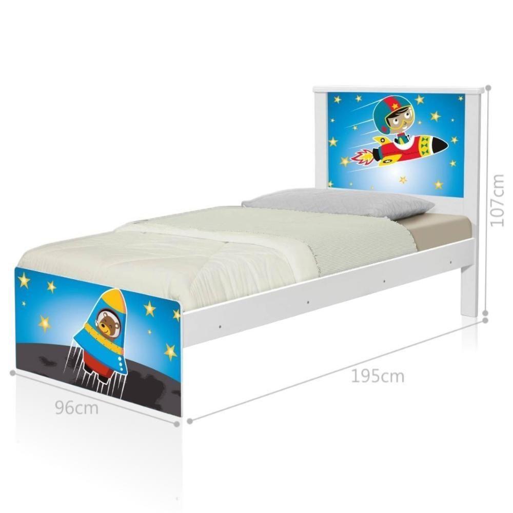 Cama Juvenil Zap Com Cabeceira Astronauta - 2