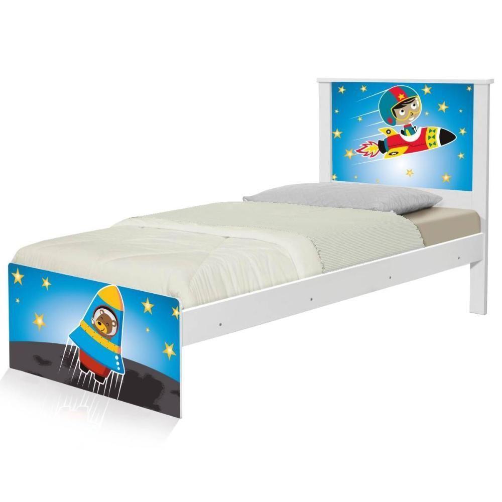 Cama Juvenil Zap Com Cabeceira Astronauta - 6