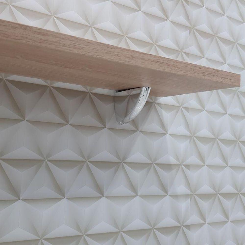 Kit 3 Prateleiras 50 X 15cm Carvalho com Suporte Tucano - 3