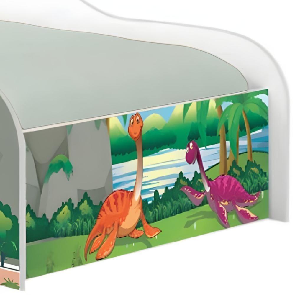 Mini Cama Joy Dinossauro No Lago Com Colchão - 5