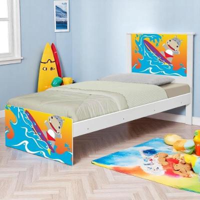 Cama Juvenil Zap Surfista Com Colchão