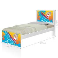 Cama Juvenil Zap Surfista Com Colchão - 3