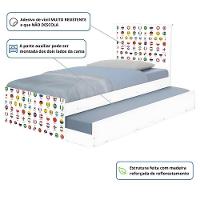 Bi Cama Juvenil Zap Com Cabeceira Futebol Seleções Copa - 3