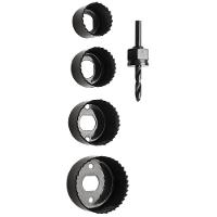 Jogo De Serras Copo Para Madeira C/ Dentes Travados 5 Peças - 1