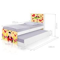 Bi Cama Juvenil Zap Com Cabeceira Joaninha - 2