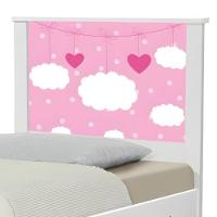 Bi Cama Juvenil Zap Nuvens Meninas Com Colchões