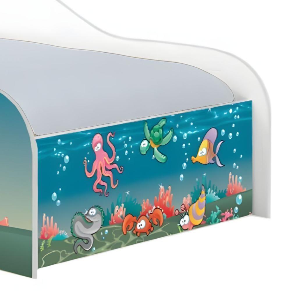 Mini Cama Joy Aquário Com Colchão - 5
