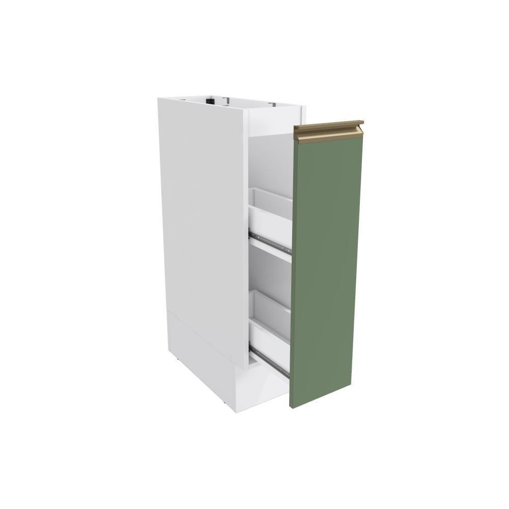 Nicho Porta Condimentos Celeste Kappesberg 100% Mdf Branco/verde 20cm - 3
