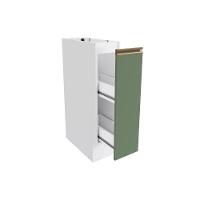 Nicho Porta Condimentos Celeste Kappesberg 100% Mdf Branco/verde 20cm - 3