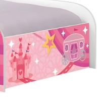 Cama Carro Solteiro Joy Carruagem E Castelo Solteiro Com Colchão - 5