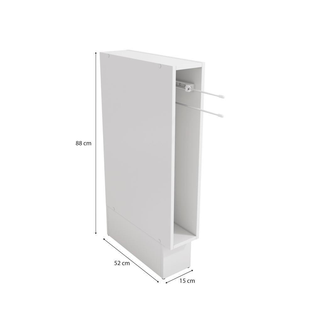 Nicho Toalheiro Kappesberg Celeste 100% Mdf Branco 15cm - 2