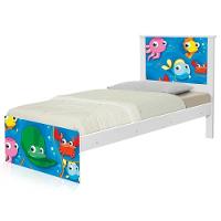 Cama Juvenil Zap Com Cabeceira Fundo Do Mar Peixinhos - 6