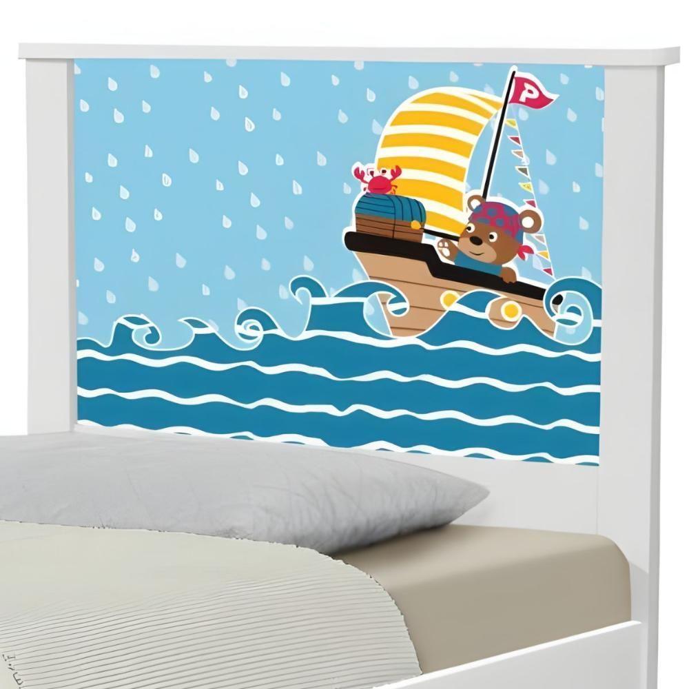 Cama Juvenil Zap Ursinho Pirata Com Colchão - 4