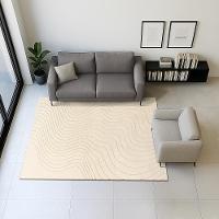 Tapete Movimentos Curvas Snow 150x200cm Tapetes São Carlos - 1