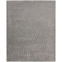 Tapete Movimentos Curvas Cromio 200x250cm Tapetes São Carlos - 2