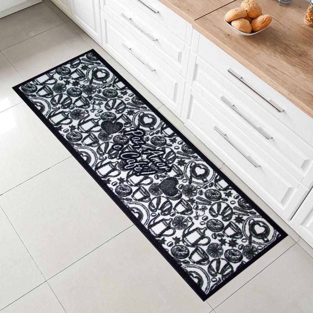 Passadeira De Cozinha Café 140x44cm - Uzoo Passadeira Cozinha 140x44cm Cafe Marrom S19 222 07 - 2