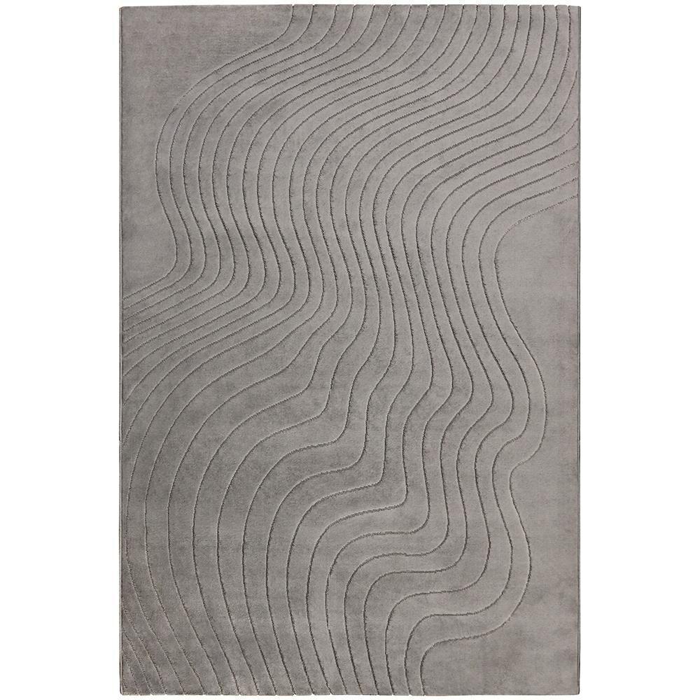 Tapete Movimentos Curvas Cromio 200x300cm Tapetes São Carlos - 2