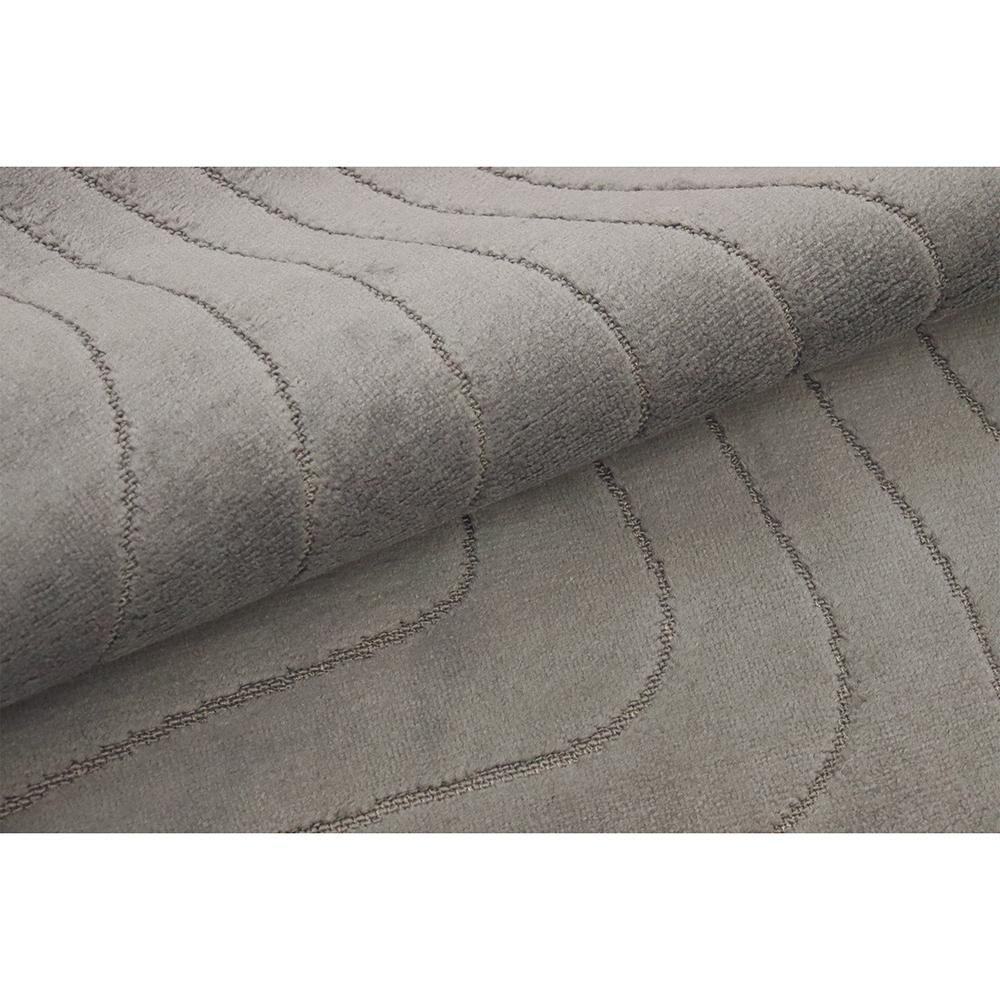 Tapete Movimentos Curvas Cromio 200x300cm Tapetes São Carlos - 3