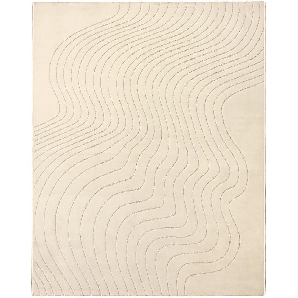 Tapete Movimentos Curvas Snow 200x250cm Tapetes São Carlos - 2