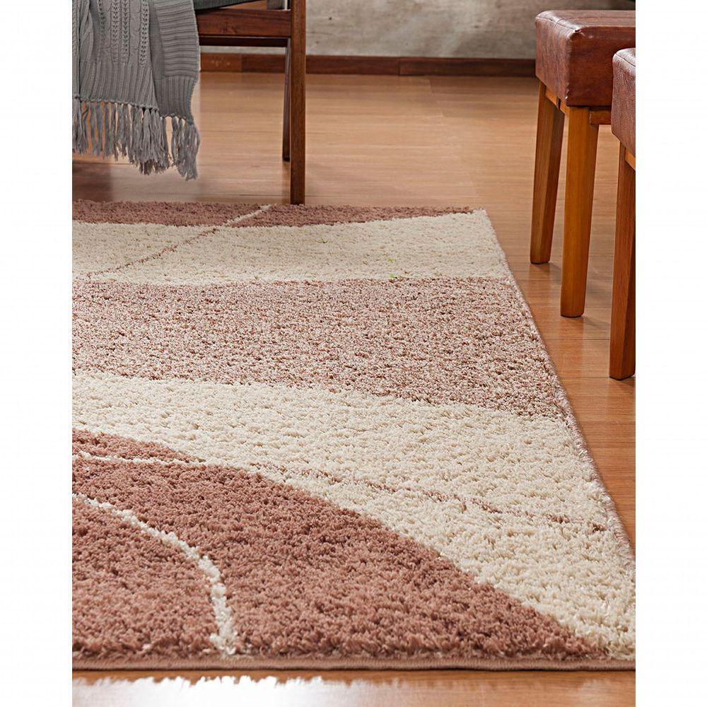 Tapete Sala Toque Macio 2,00x2,50 Linha Design Antid. Nude Des 11 - 6