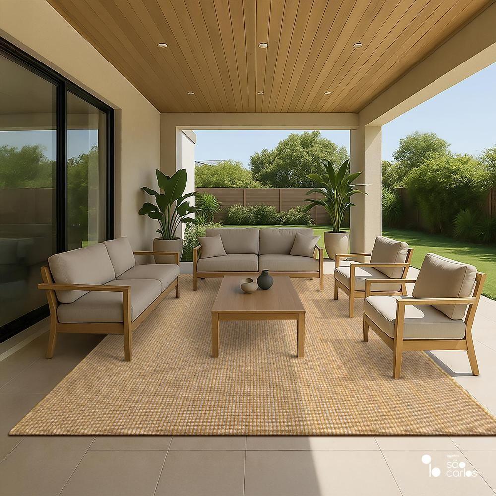 Tapete Elemento Jataba 250x350cm Tapetes São Carlos - 1