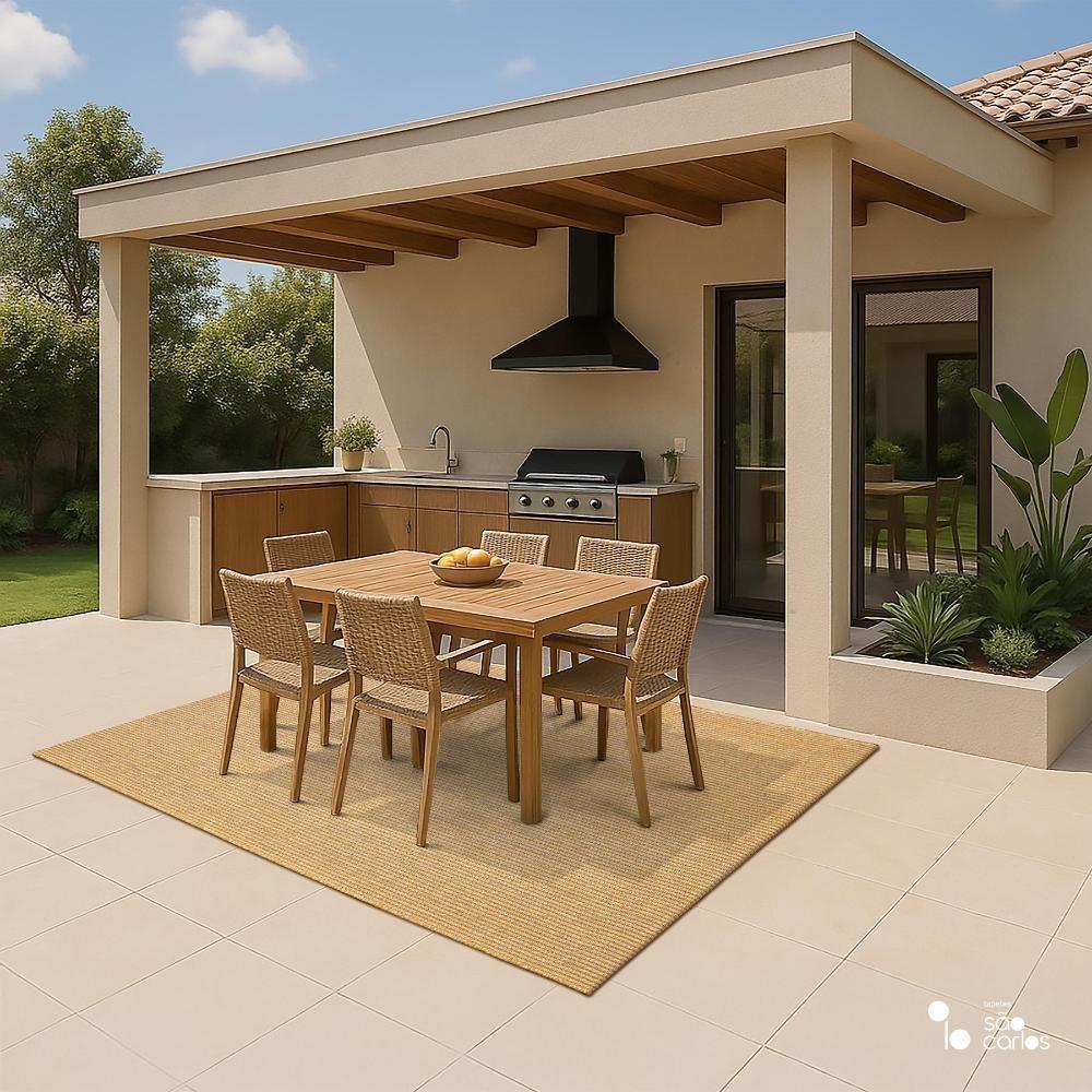 Tapete Elemento Jataba 200x250cm Tapetes São Carlos - 1