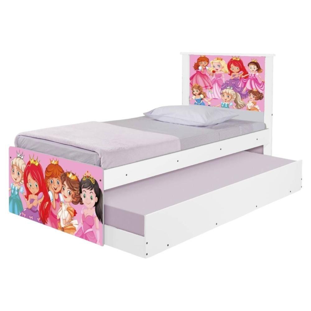 Bi Cama Juvenil Zap Com Cabeceira Princesinhas - 6