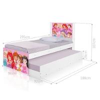 Bi Cama Juvenil Zap Com Cabeceira Princesinhas - 2