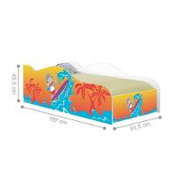Cama Carro Solteiro Joy Surfista Solteiro Com Colchão - 3