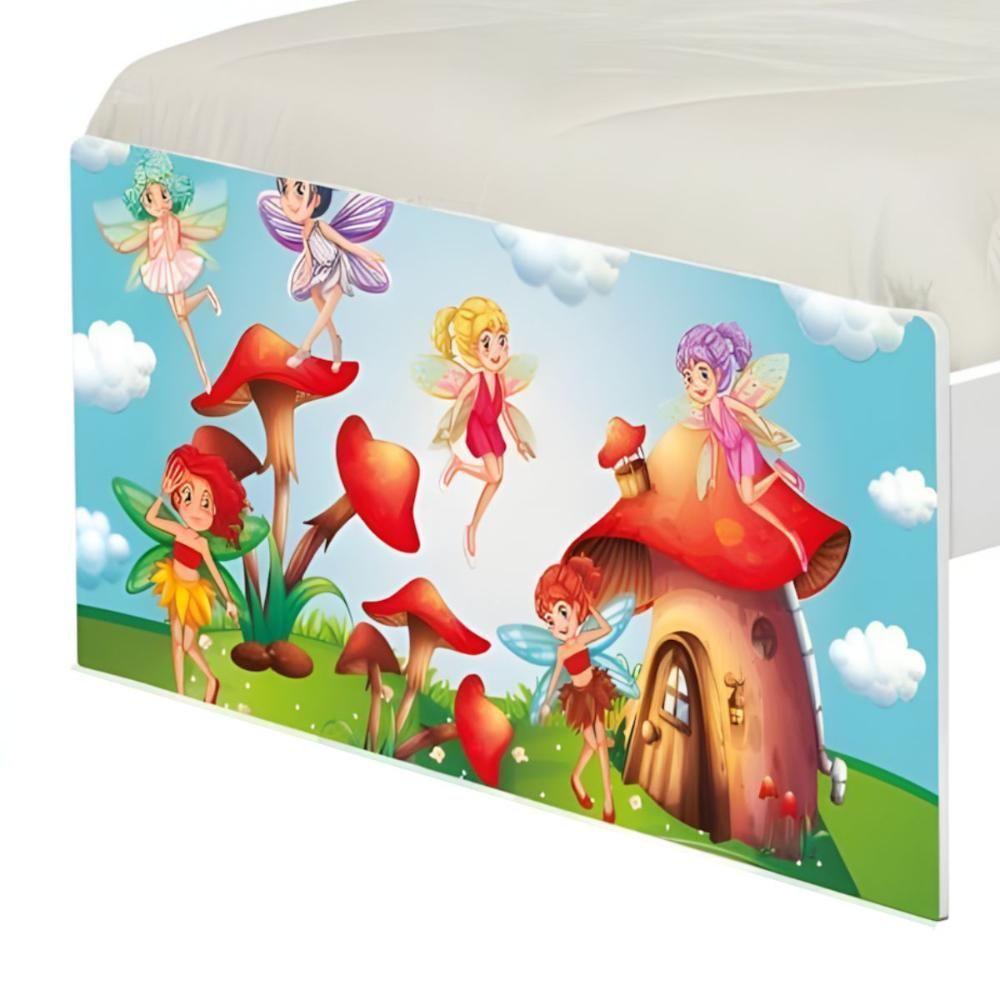 Cama Juvenil Zap Com Cabeceira Mundo Das Fadinhas - 5