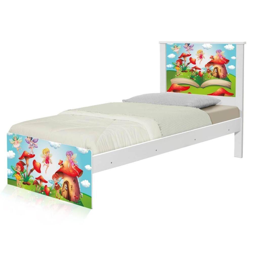 Cama Juvenil Zap Com Cabeceira Mundo Das Fadinhas - 6